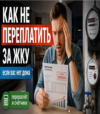 Как уменьшить платежи за ЖКУ во время длительного отсутствия дома