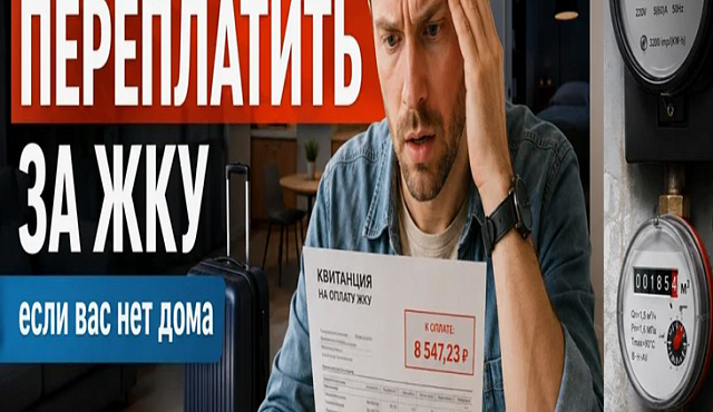 Как уменьшить платежи за ЖКУ во время длительного отсутствия дома